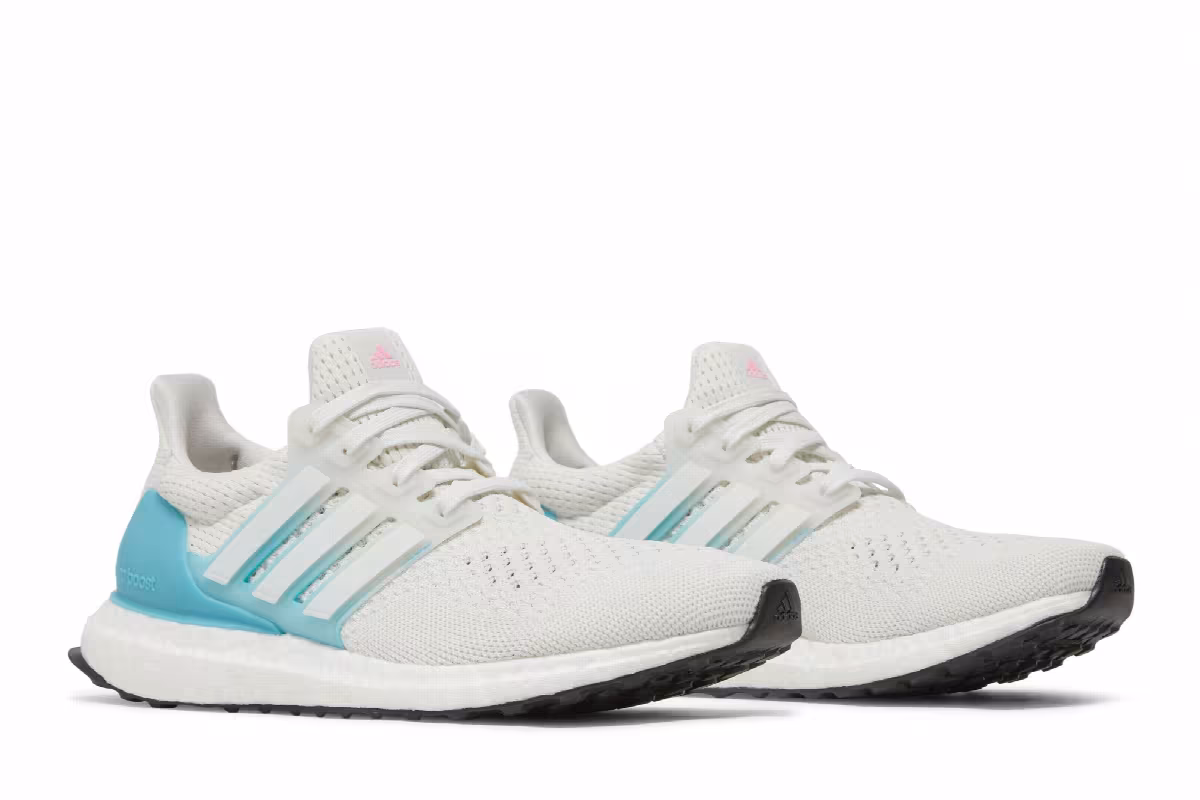 adidas Women's UltraBoost 1.0 White Preloved Blue, view 9
