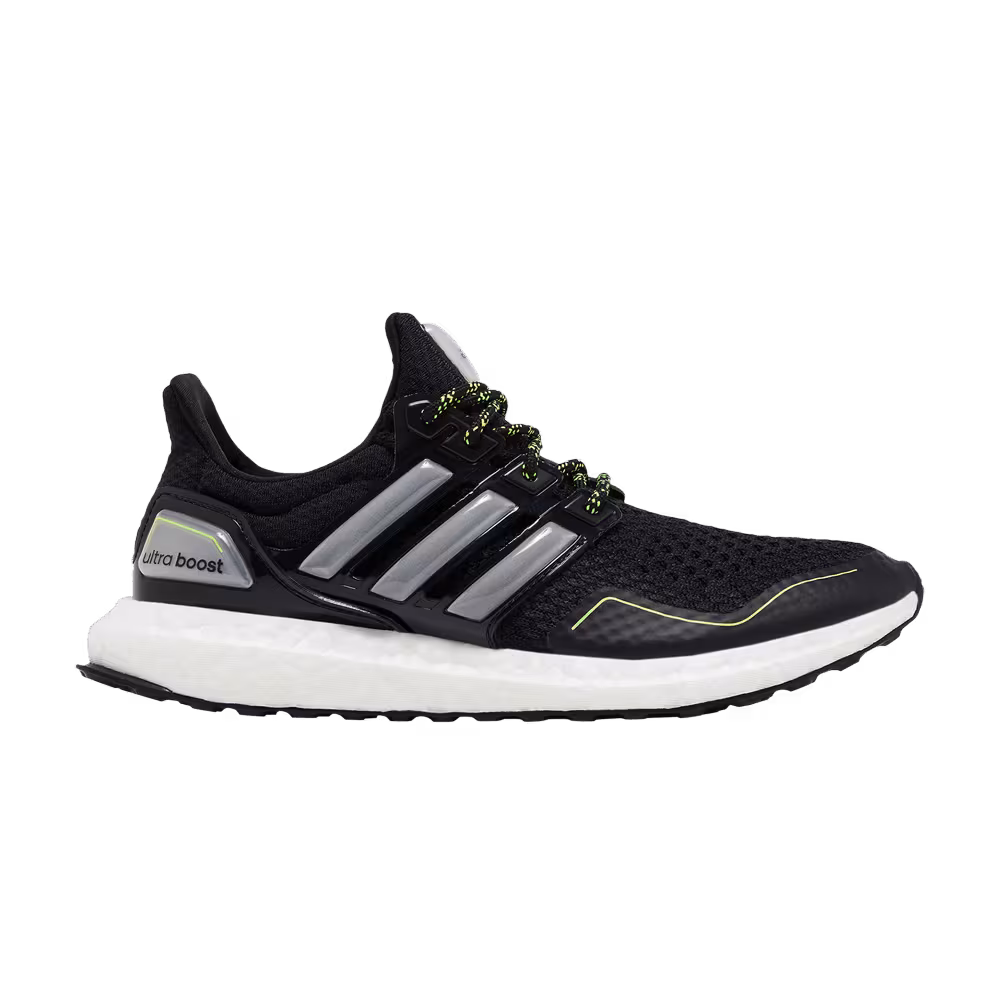 adidas Women's UltraBoost 1.0 Black Team Solar Yellow