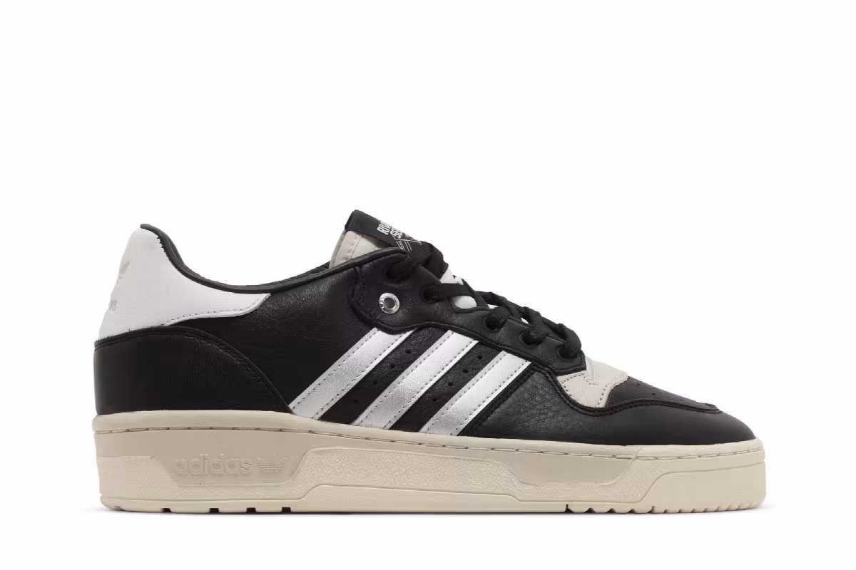 adidas Rivalry Low Consortium Black Silver, view 2