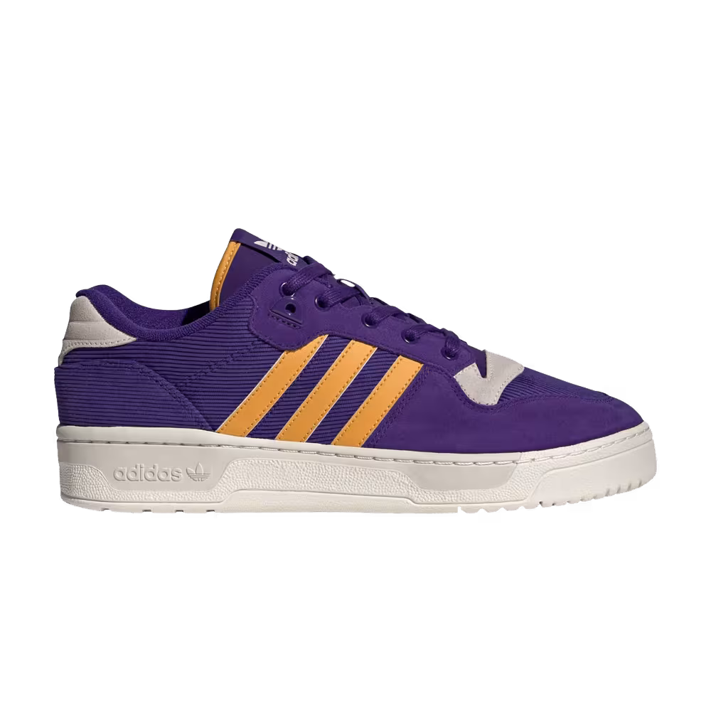 adidas Rivalry Low Collegiate Purple Preloved Yellow
