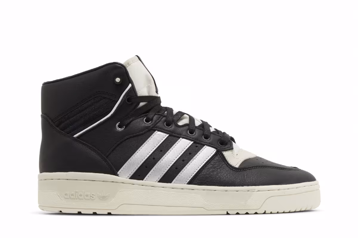 adidas Rivalry High Consortium Black Silver, view 2