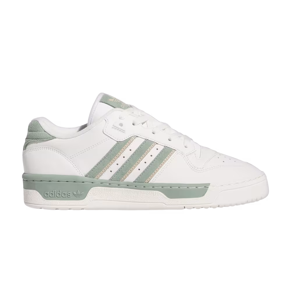 adidas Rivalry Low White Silver Green