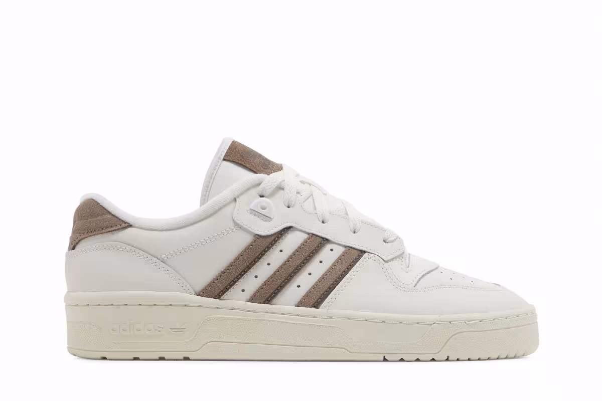 adidas Rivalry Low White Chalky Brown, view 2