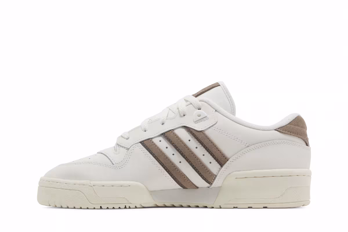 adidas Rivalry Low White Chalky Brown, view 4