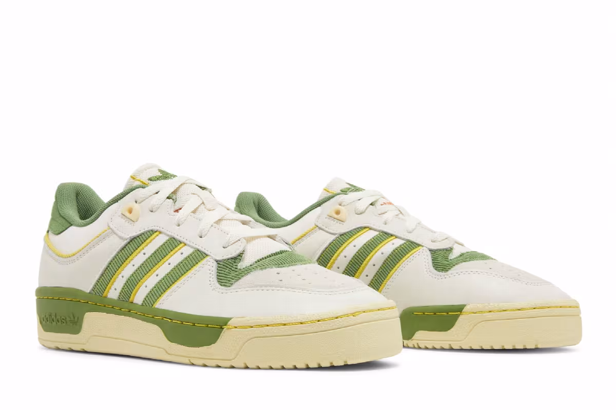 adidas Rivalry Low 86 Chalk White Crew Green, view 9