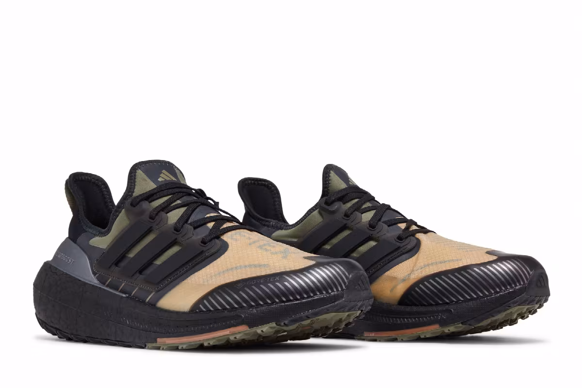 adidas UltraBoost Light GORE-TEX Preloved Yellow Olive, view 9