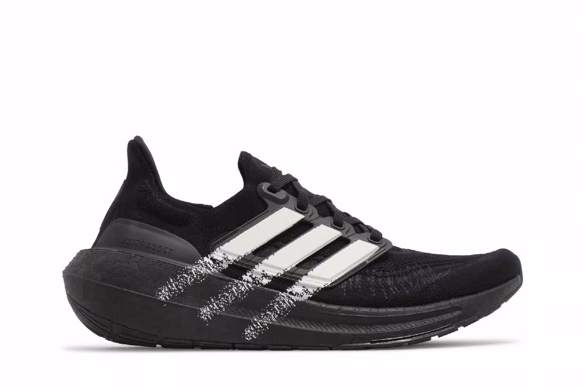 adidas Y-3 UltraBoost Light Black Off White, view 2
