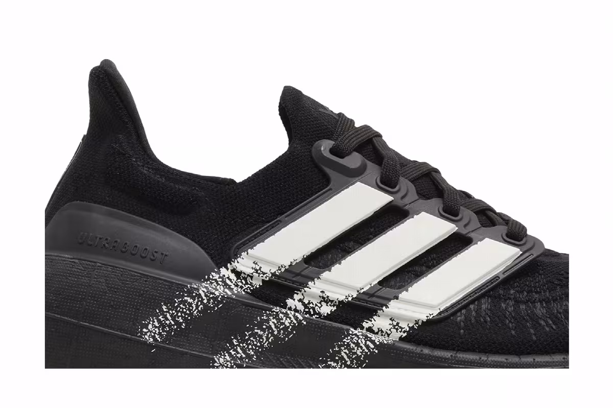 adidas Y-3 UltraBoost Light Black Off White, view 3