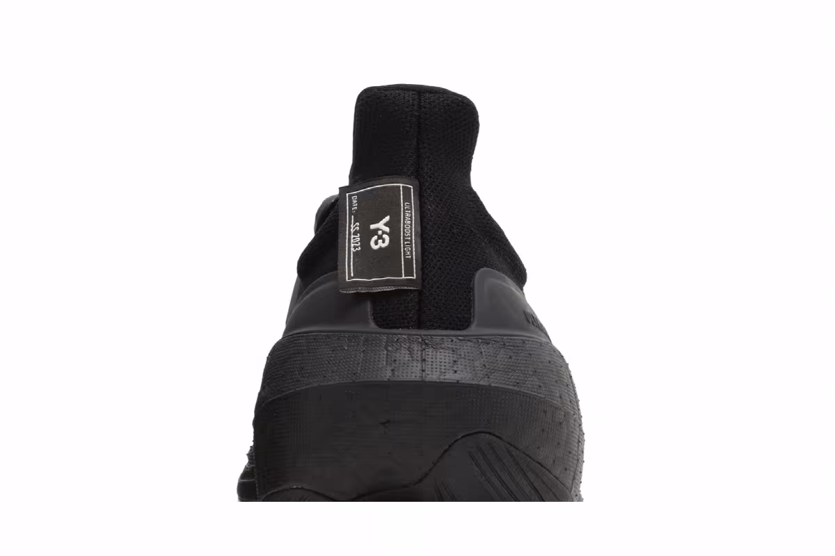 adidas Y-3 UltraBoost Light Black Off White, view 8