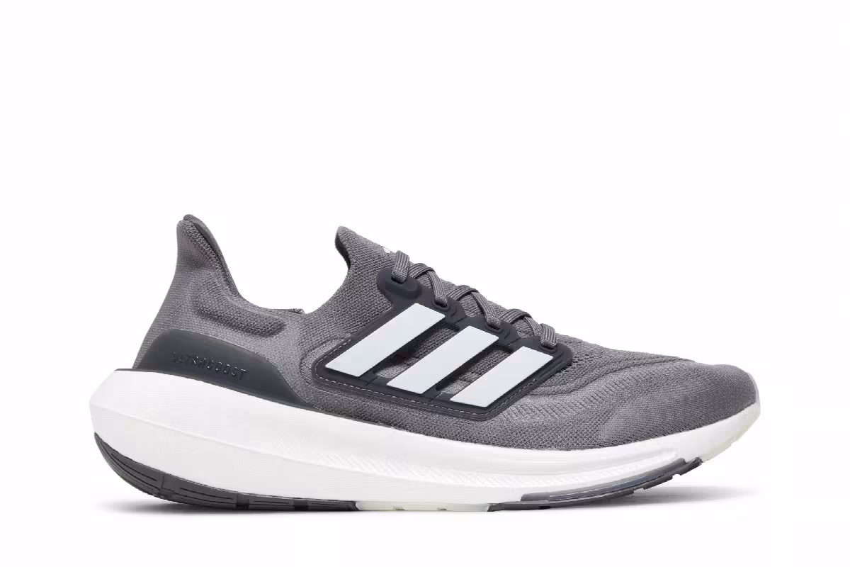 adidas UltraBoost Light Grey White, view 2