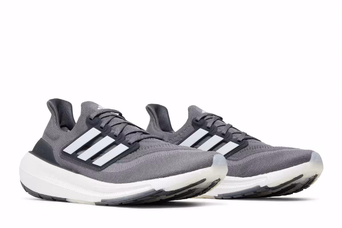adidas UltraBoost Light Grey White, view 9
