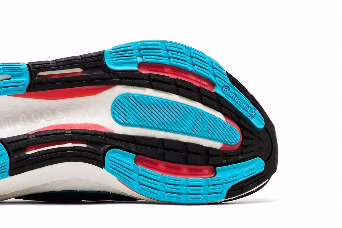 adidas UltraBoost Light Legend Ink Bright Red Cyan, view 6