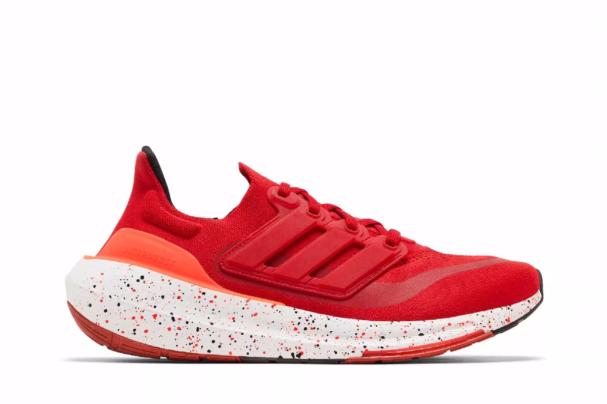 adidas UltraBoost Light Scarlet Solar Red, view 2