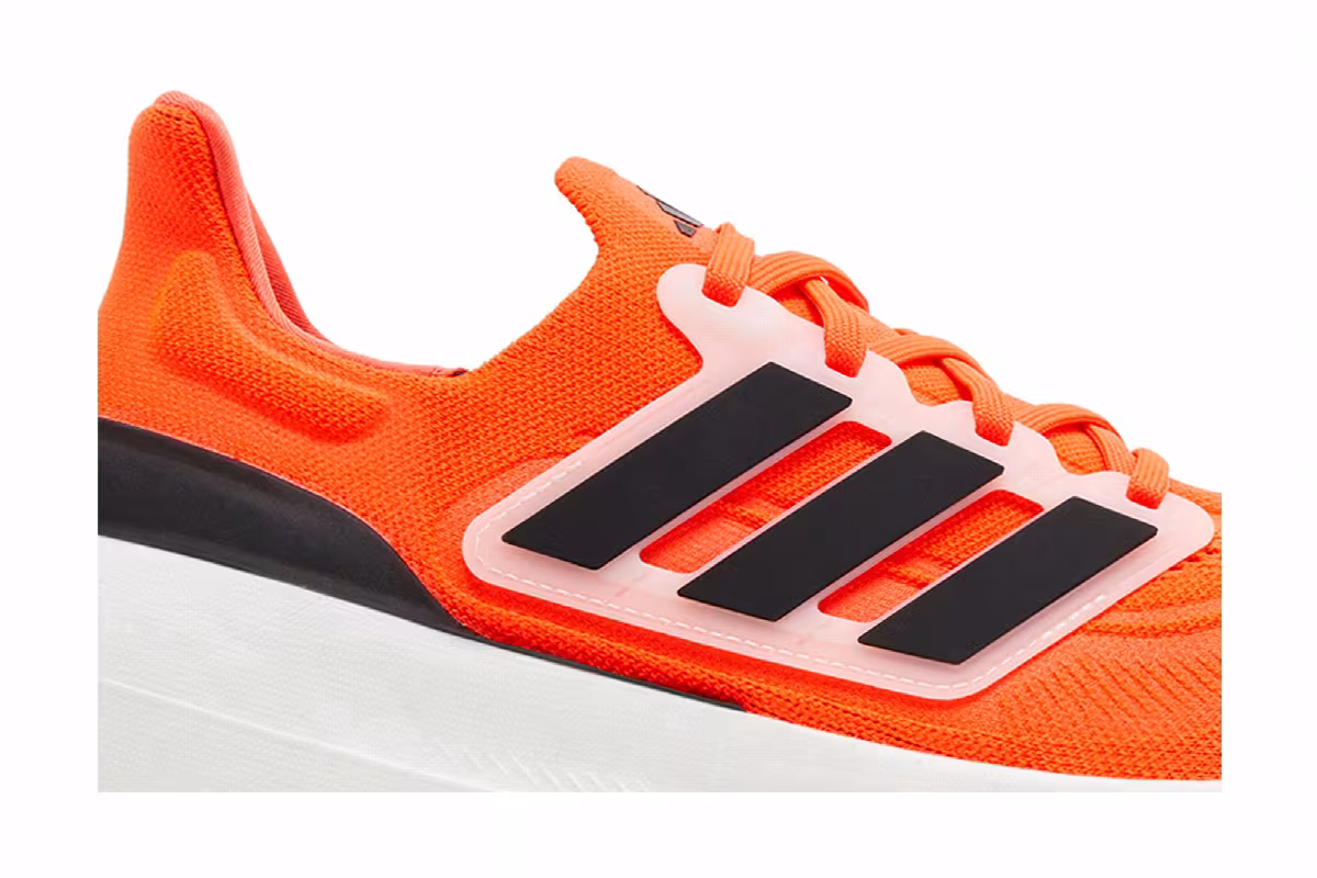 adidas UltraBoost Light Solar Red Black, view 3