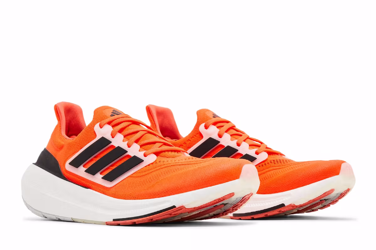 adidas UltraBoost Light Solar Red Black, view 9