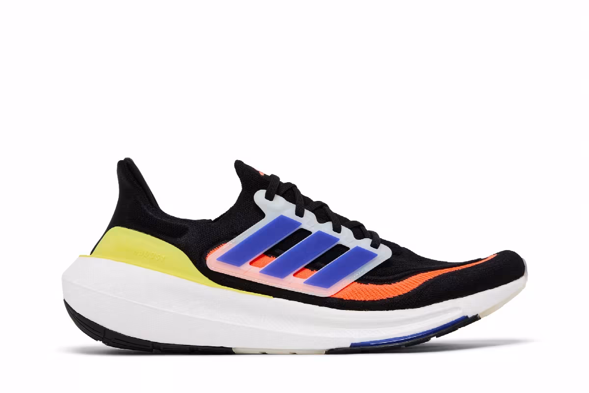 adidas UltraBoost Light Black Blue Yellow, view 2