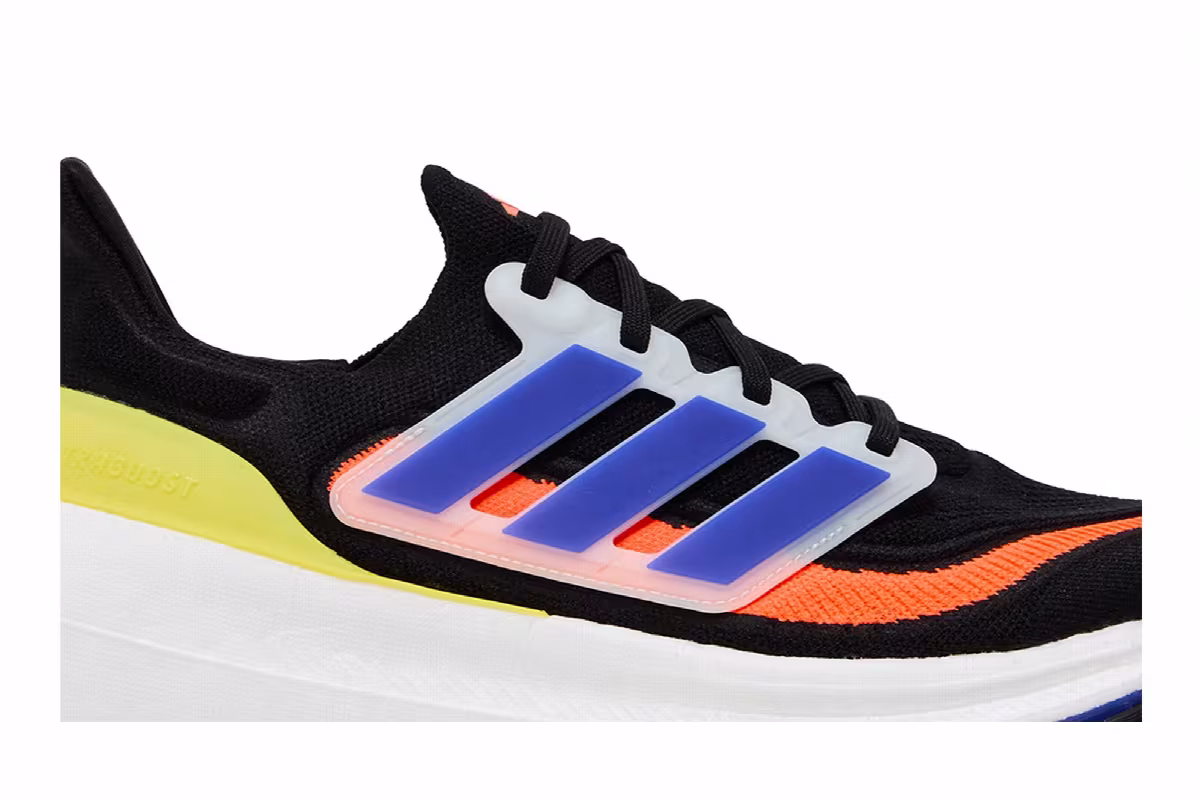 adidas UltraBoost Light Black Blue Yellow, view 3