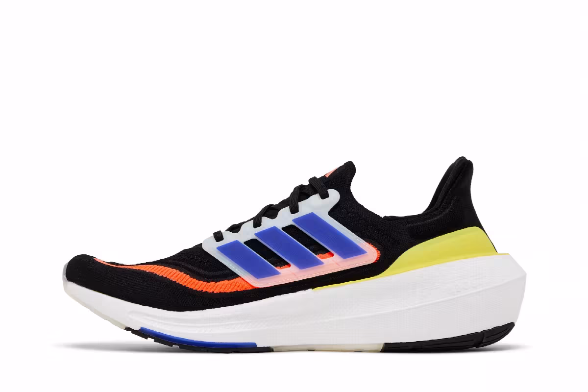 adidas UltraBoost Light Black Blue Yellow, view 4