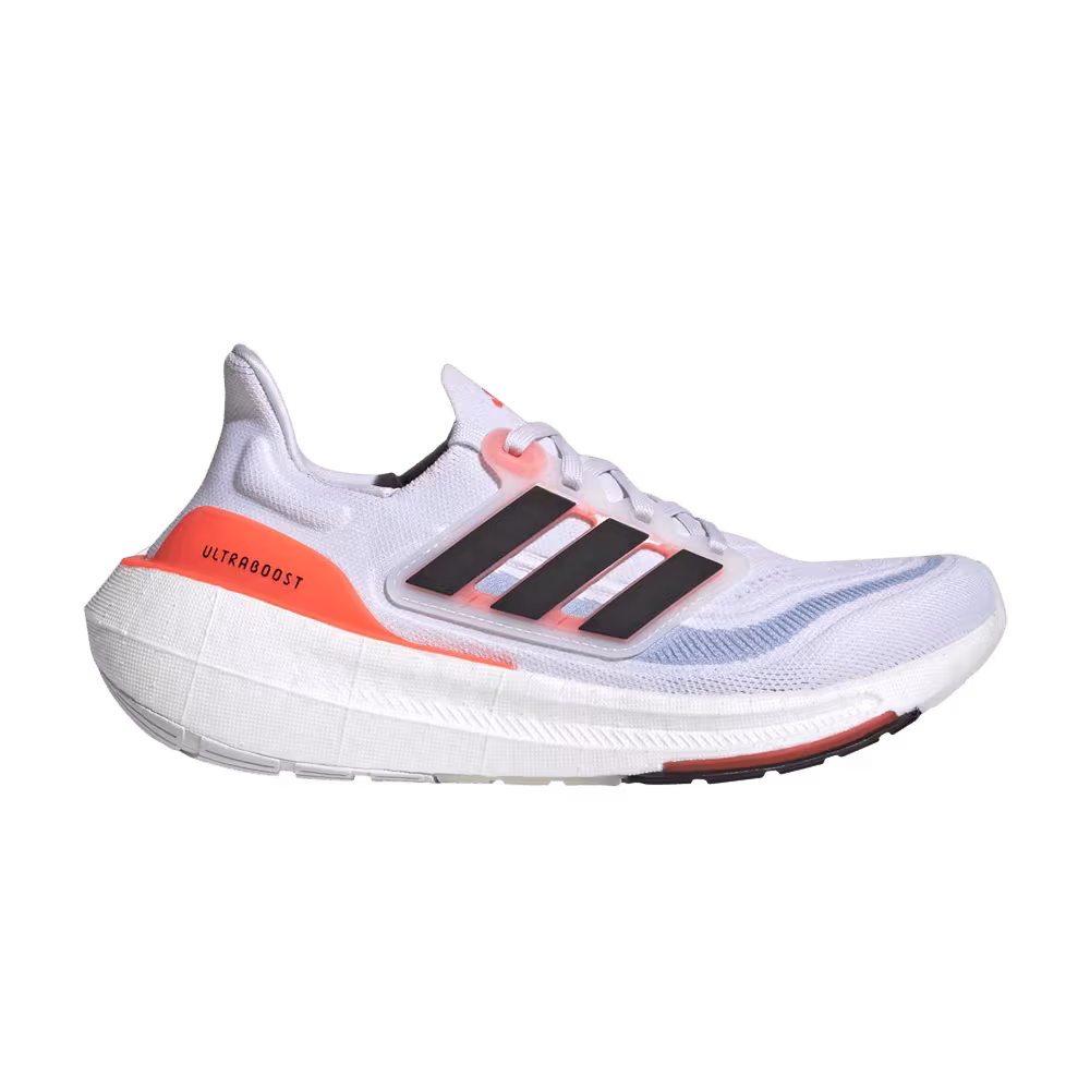 adidas Women's UltraBoost Light White Solar Red