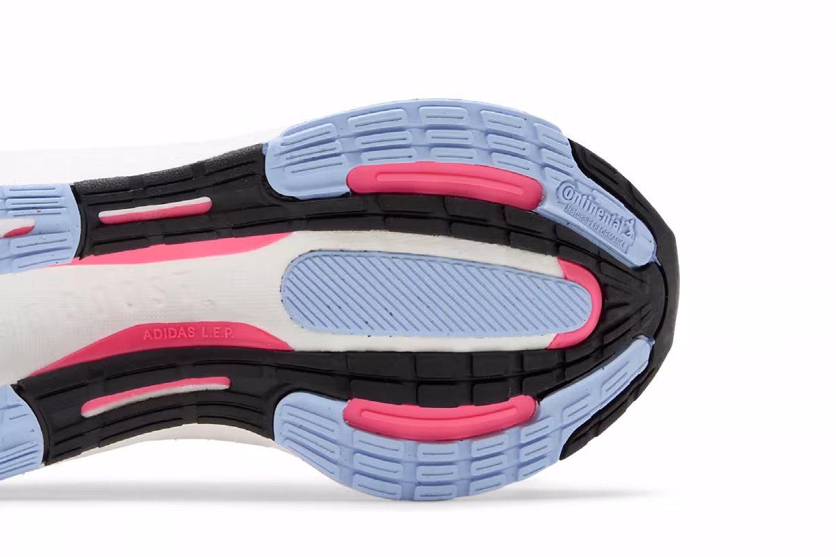 adidas Women's UltraBoost Light Black Lucid Pink, view 6
