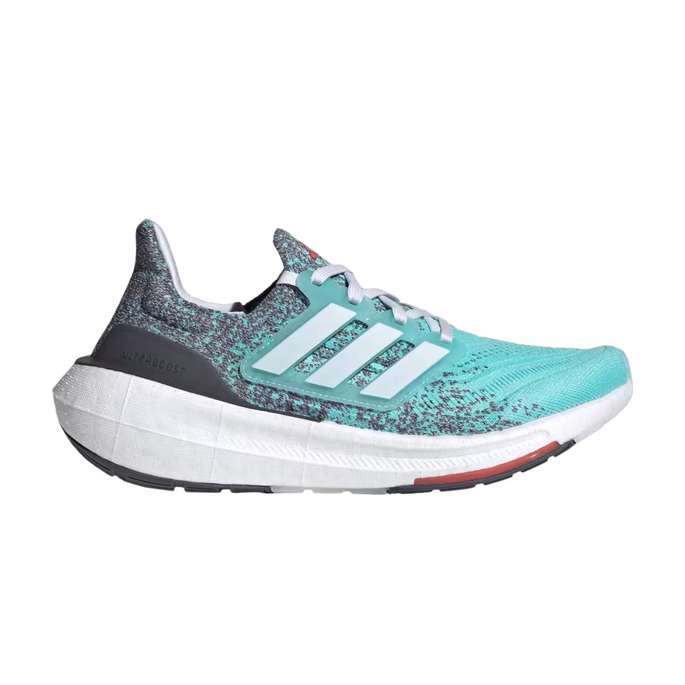 Adidas Women's UltraBoost Light Flash Aqua Bright Red