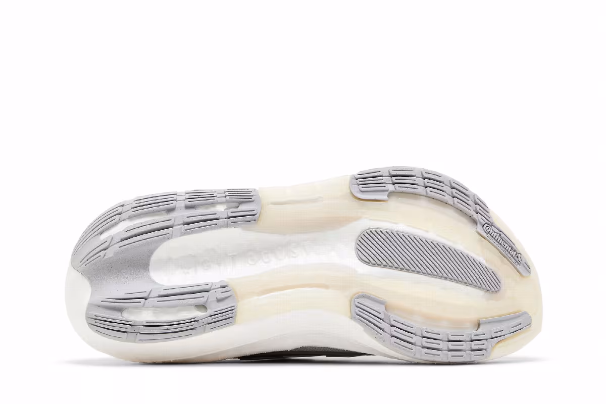 adidas Women's UltraBoost Light Grey White, view 5