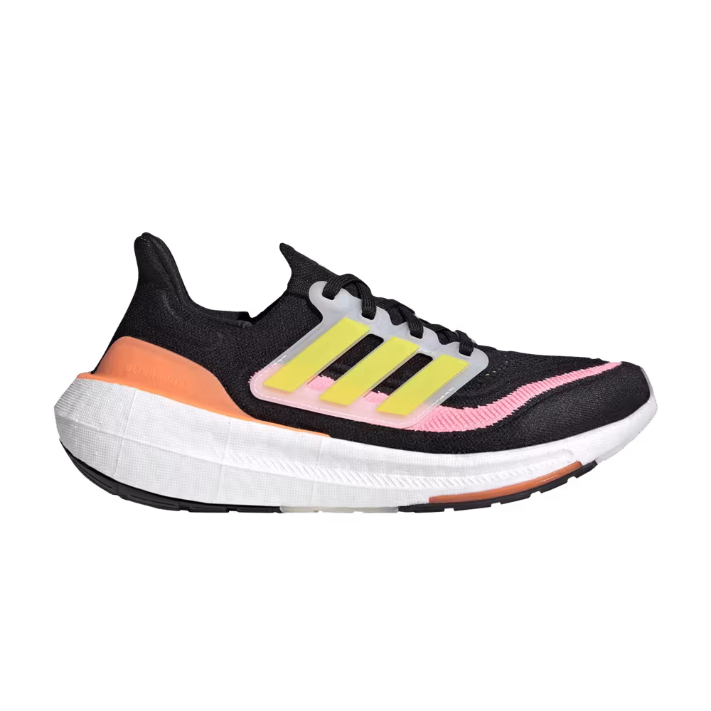 Adidas Women's UltraBoost Light Black Yellow Orange