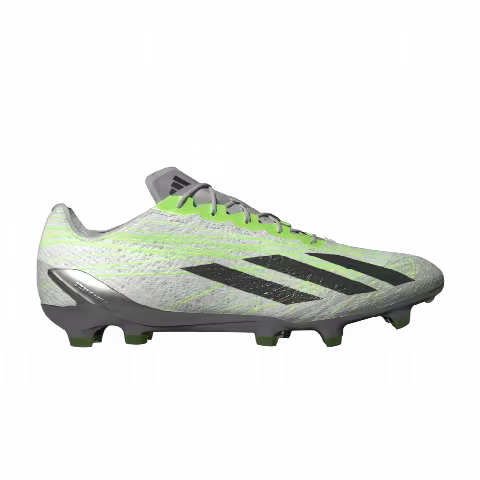 adidas X Crazyfast Strung+ FG 'Grey Lucid Lemon'