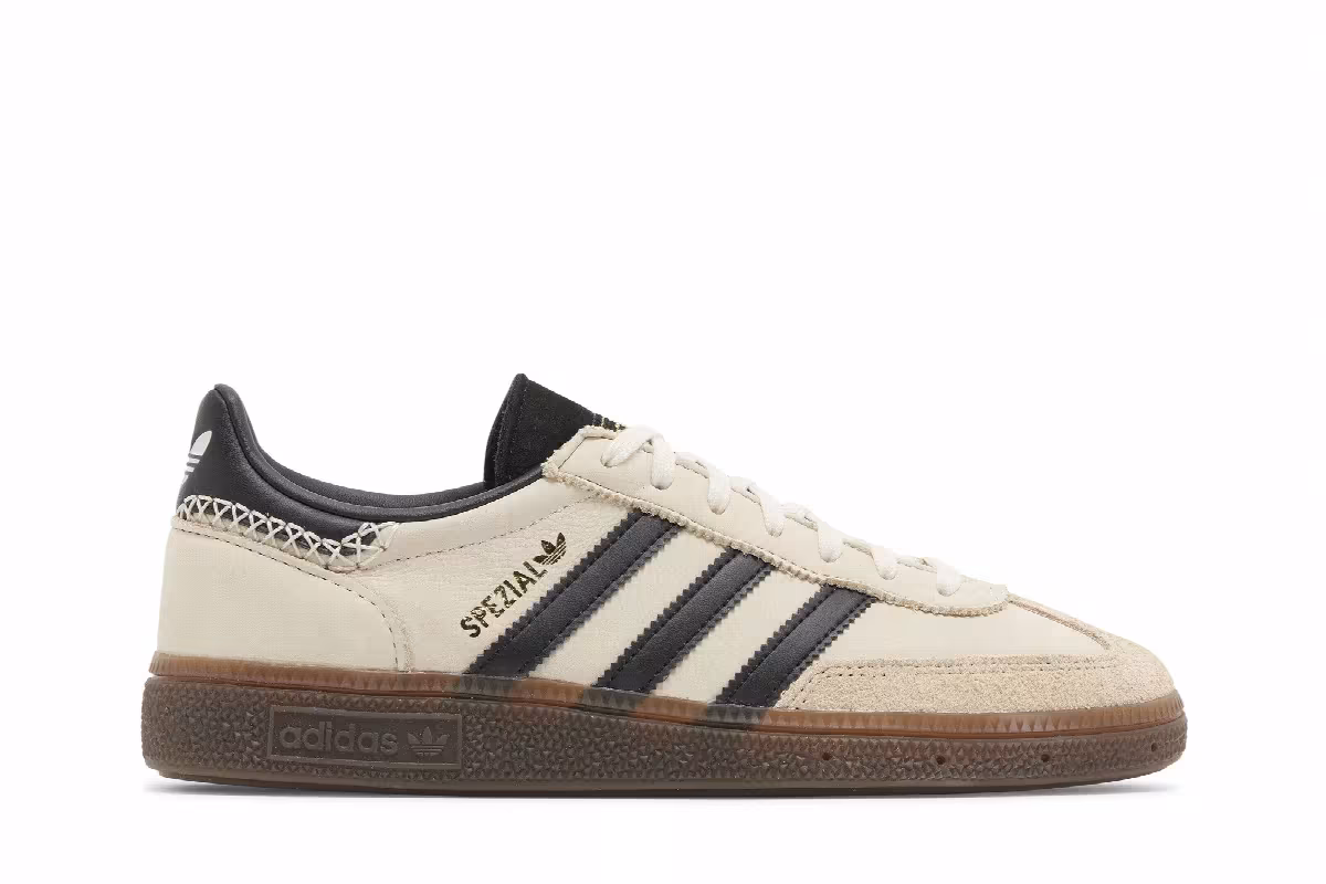adidas Women's Handball Spezial Wonder White Black, view 2