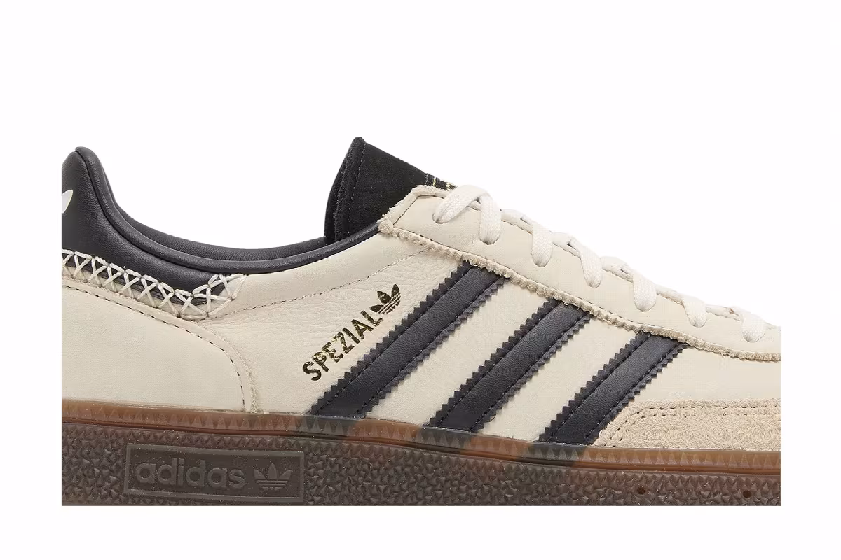 adidas Women's Handball Spezial Wonder White Black, view 3