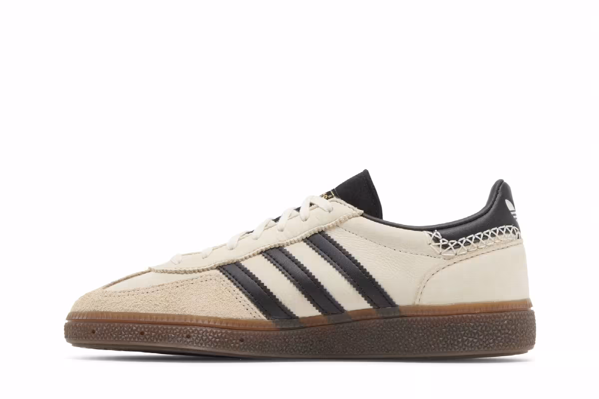 adidas Women's Handball Spezial Wonder White Black, view 4