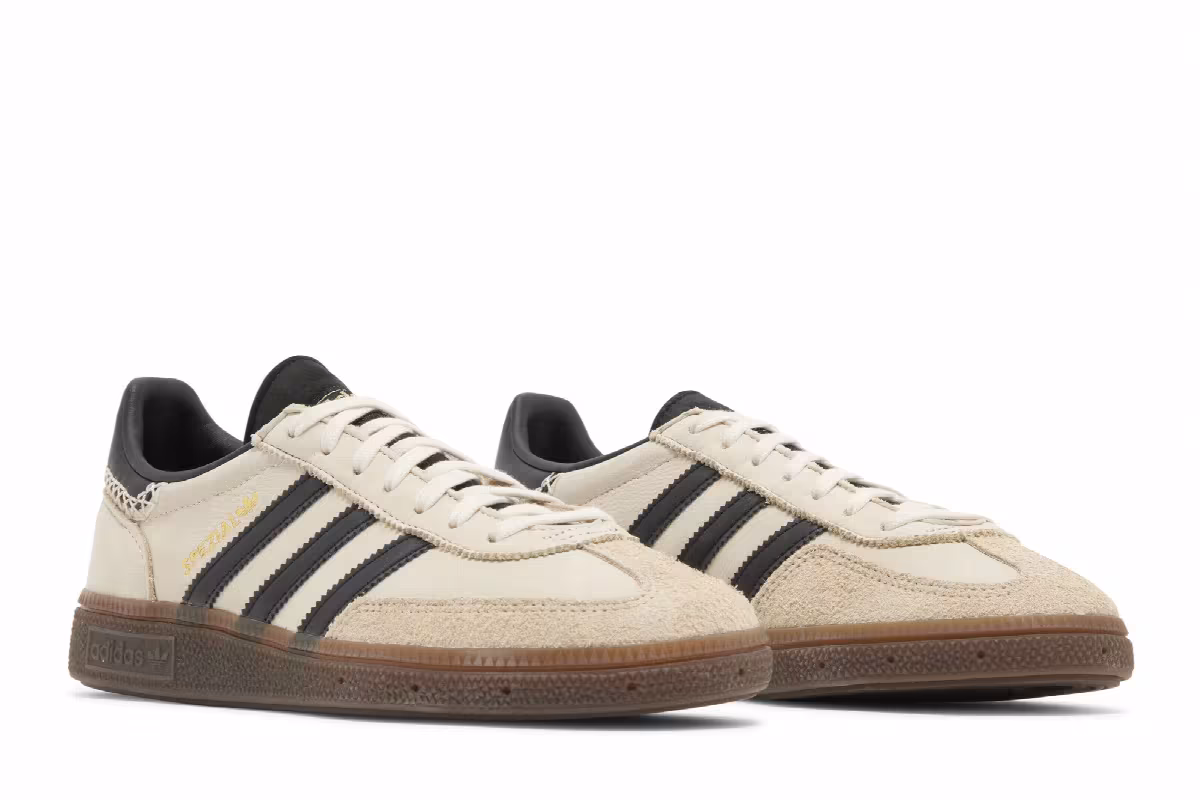 adidas Women's Handball Spezial Wonder White Black, view 9
