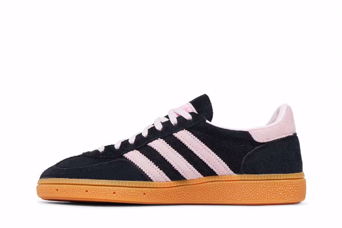 adidas Women's Handball Spezial Black Clear Pink Gum, view 4