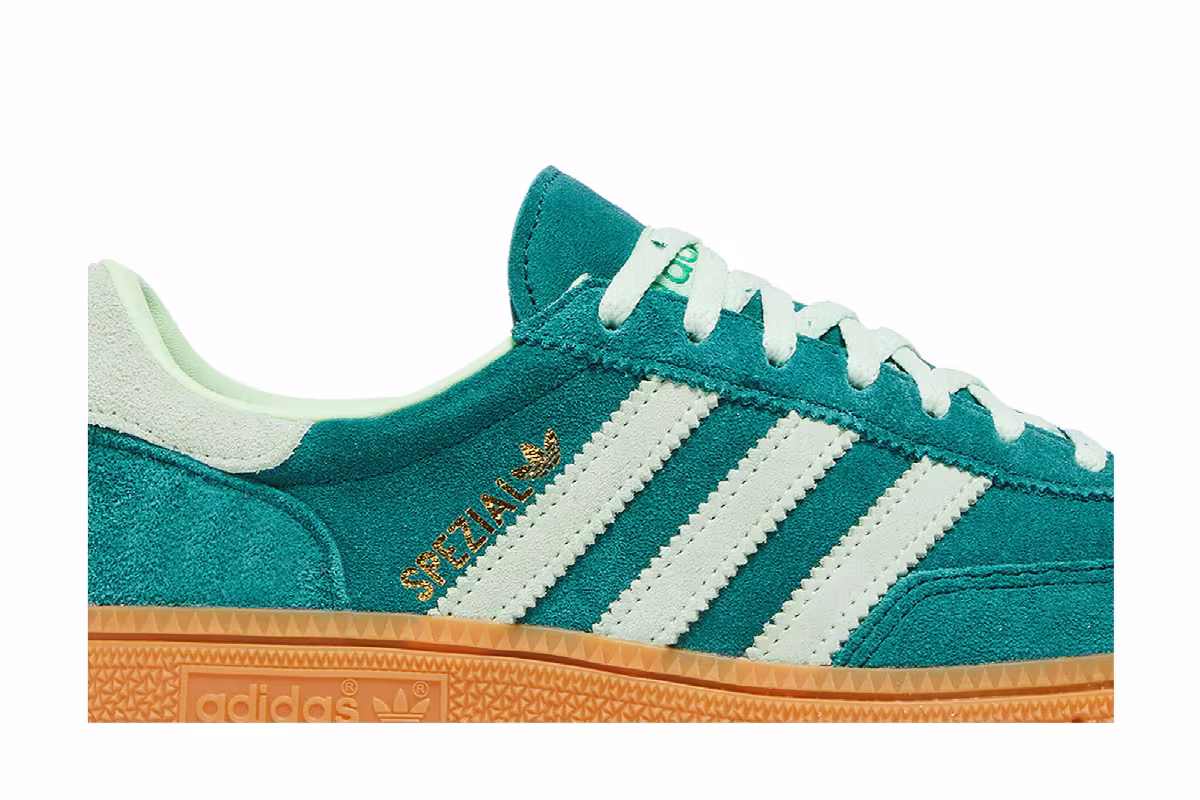 adidas Women's Handball Spezial Collegiate Green Green Spark, view 3