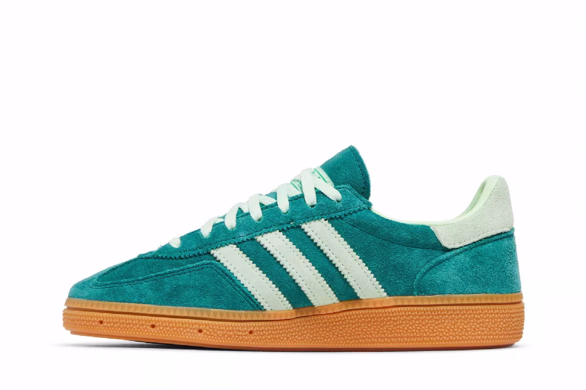 adidas Women's Handball Spezial Collegiate Green Green Spark, view 4