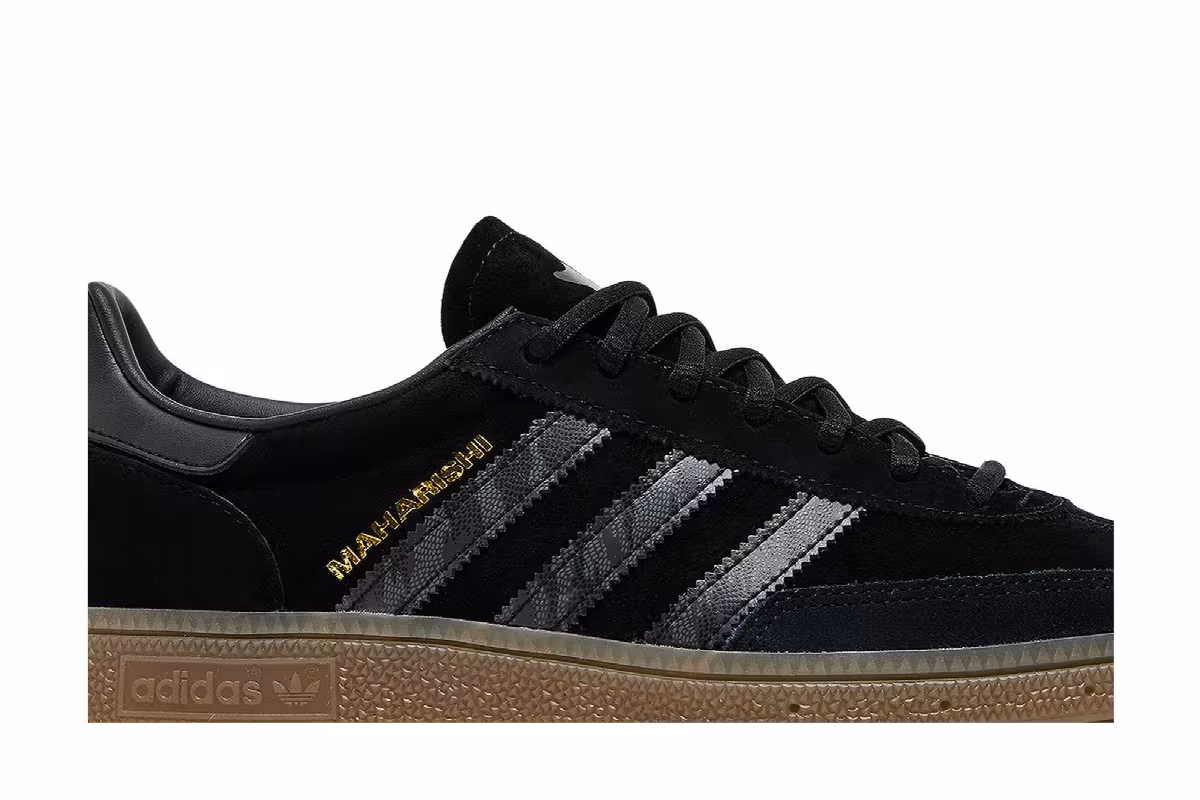 Maharishi x adidas Handball Spezial Black Gum, view 3