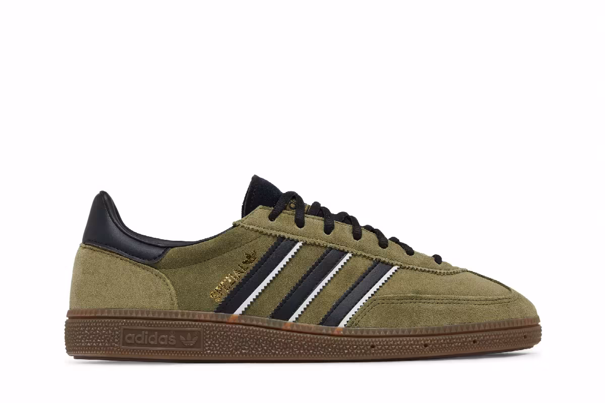 adidas Men's Handball Spezial Focus Olive Black, view 2