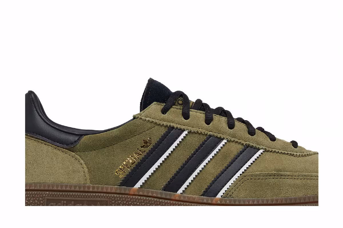 adidas Men's Handball Spezial Focus Olive Black, view 3