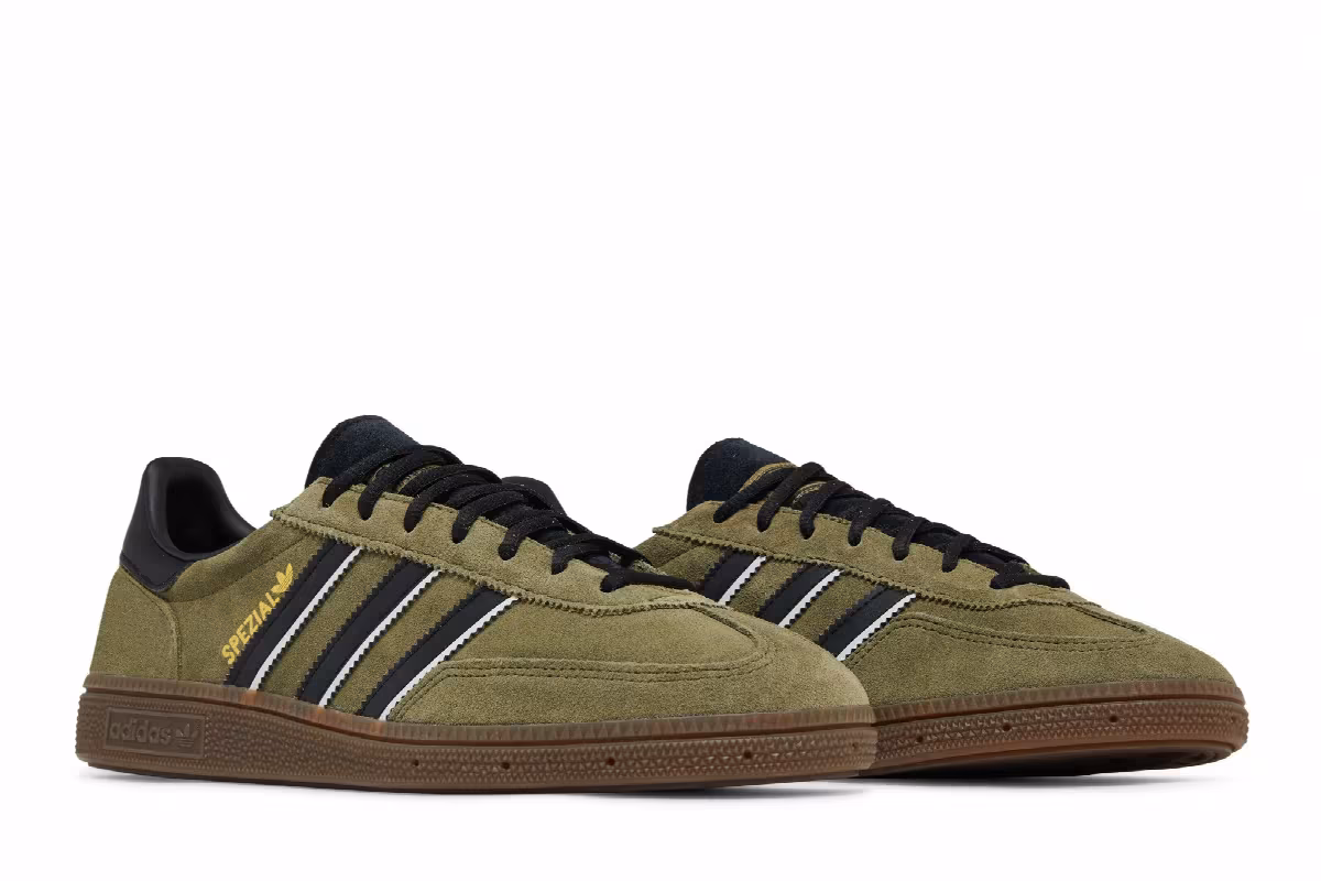 adidas Men's Handball Spezial Focus Olive Black, view 9