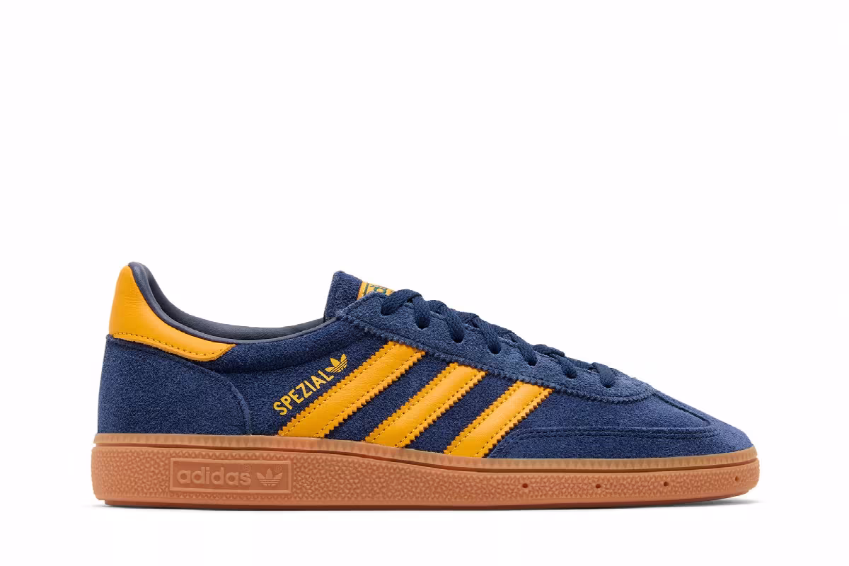 adidas Women's Handball Spezial Night Indigo Crew Yellow, view 2