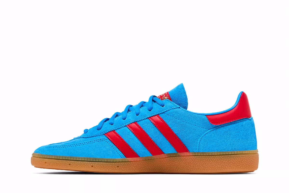 adidas Handball Spezial Bright Blue Vivid Red, view 4