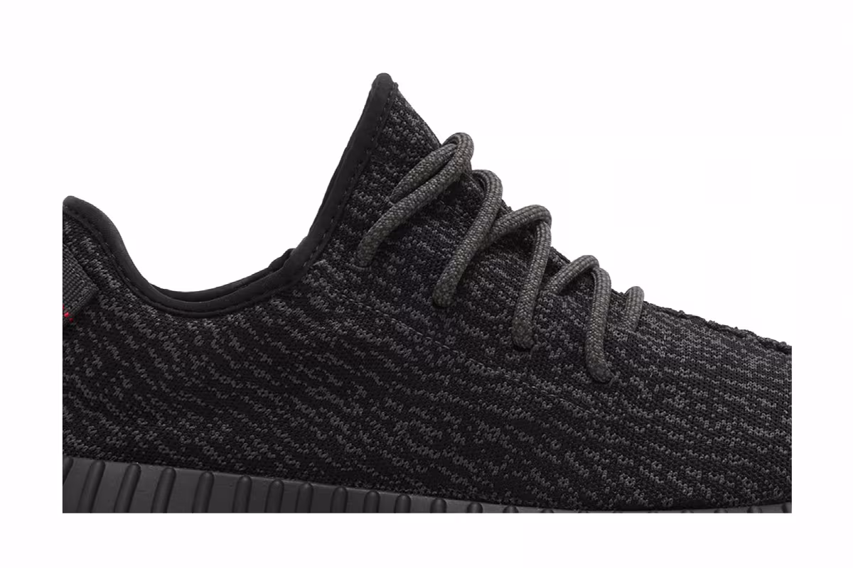 adidas Men's Yeezy Boost 350 Pirate Black 2023, view 3