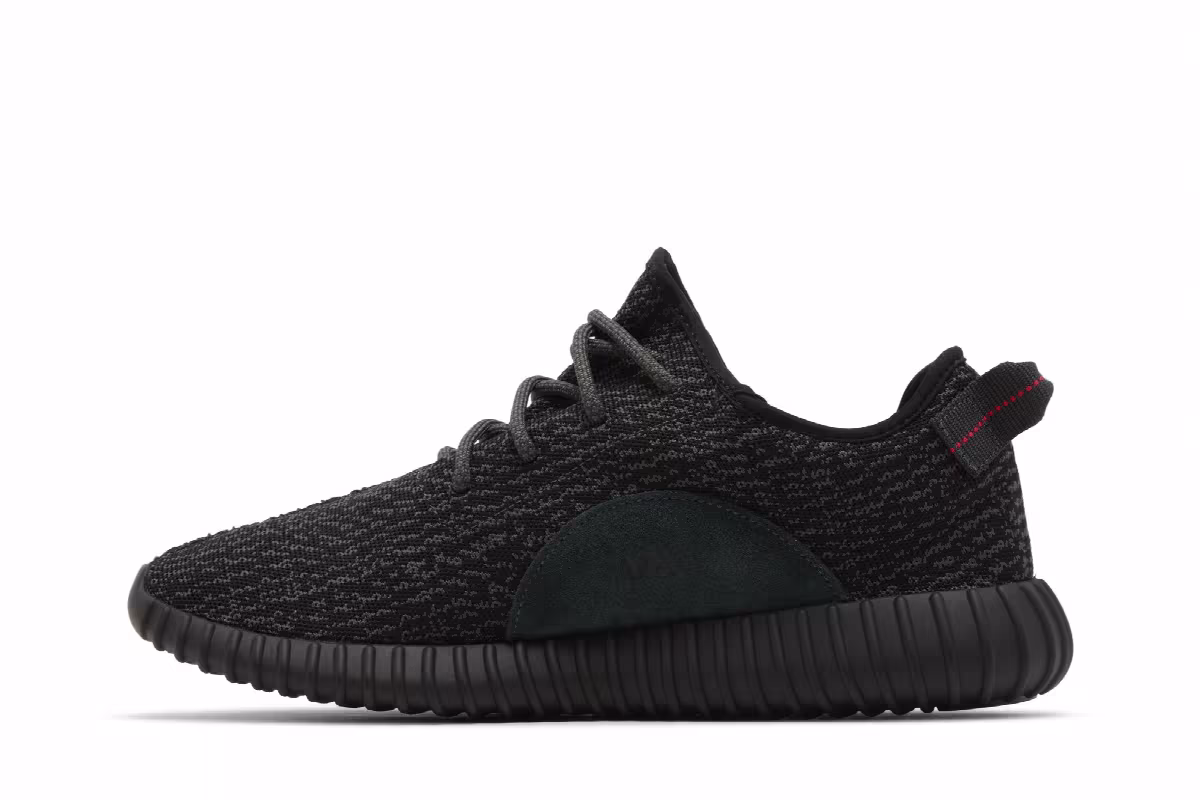 adidas Men's Yeezy Boost 350 Pirate Black 2023, view 4