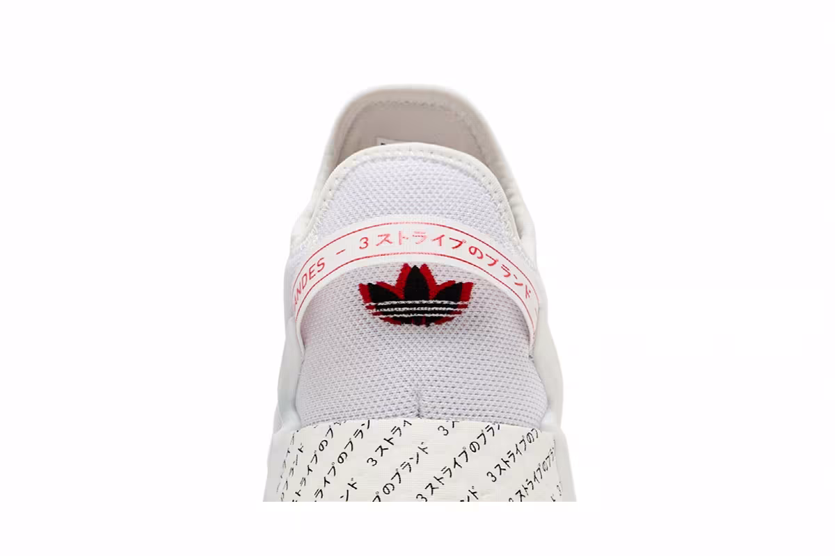 adidas NMD_R1 V2 Japanese Print - White Red, view 8