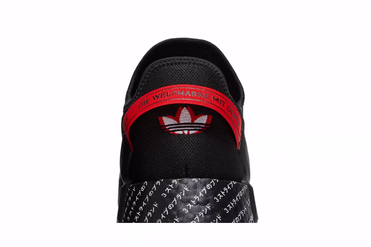 adidas NMD_R1 V2 Japanese Print - Black Red, view 8