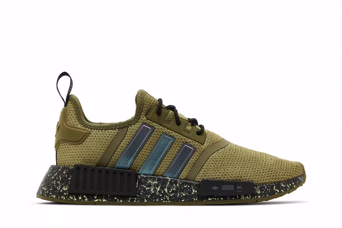 adidas NMD_R1 Focus Olive Black, view 2