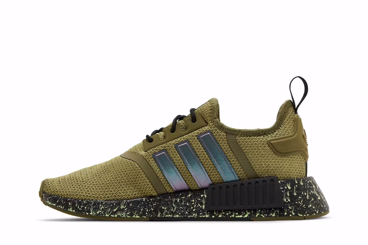 adidas NMD_R1 Focus Olive Black, view 4