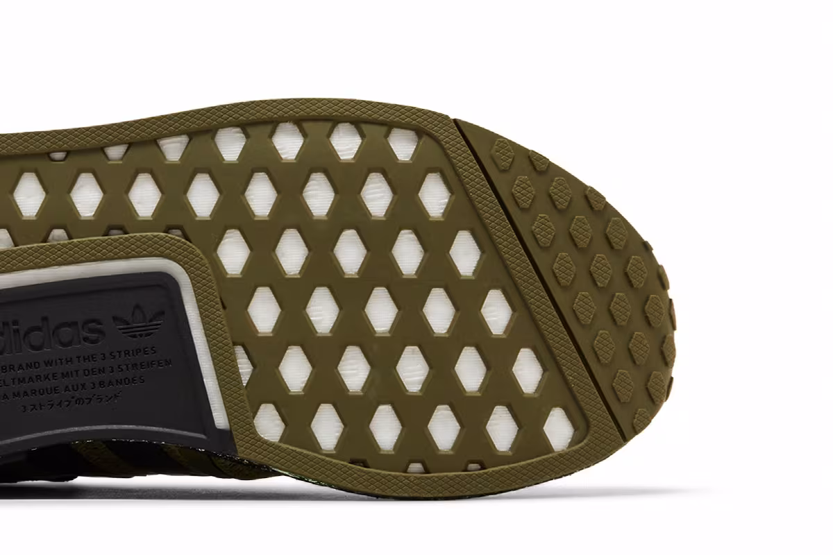adidas NMD_R1 Focus Olive Black, view 6