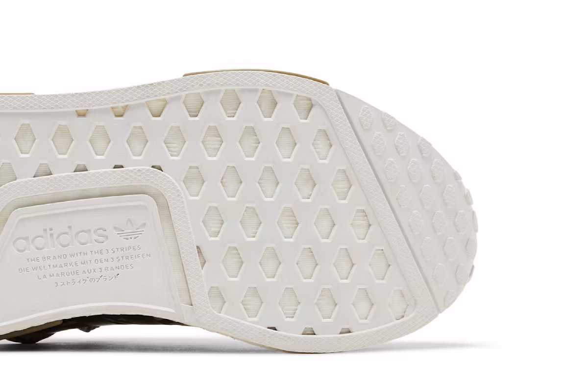 adidas NMD_R1 J Olive Strata Camo, view 6