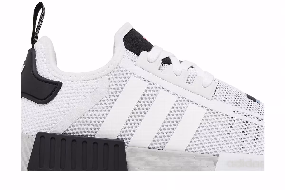 adidas NMD_R1 White Grey Black, view 3